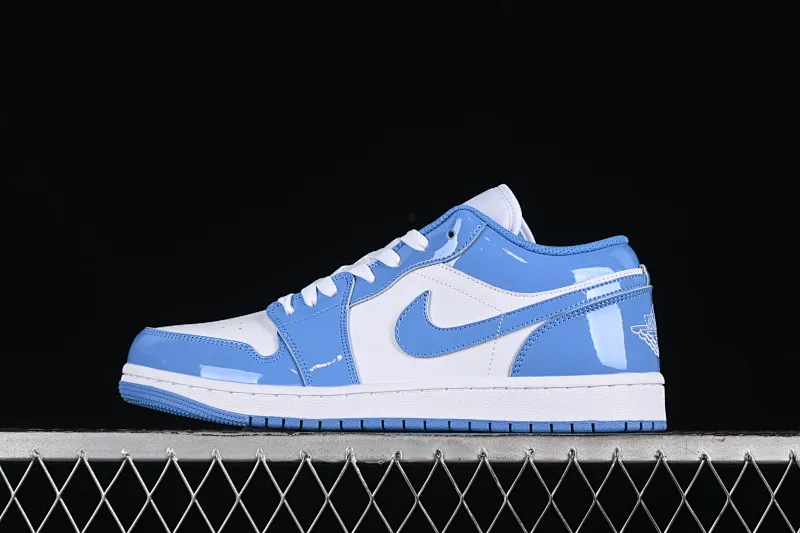 All categories Air Jordan Jordan series basketball shoes Air Jordan 1 Low Air Jordan 1 Low AJ1 Joe 1 patent leather blue cultural low-top casual sneakers FZ2138-114